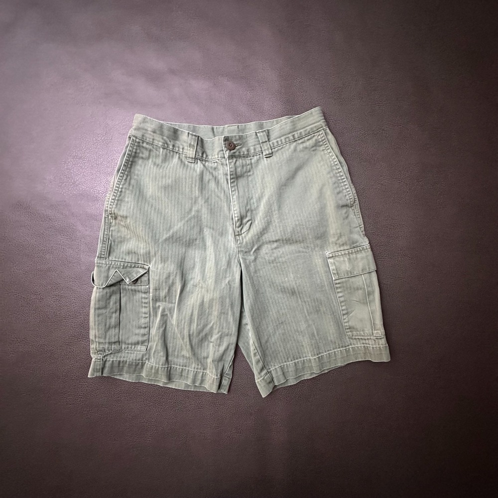 Patagonia Cargo Shorts Mens 31 Green Loose Fit Gorpcore Y2k Cotton Comfort Hike